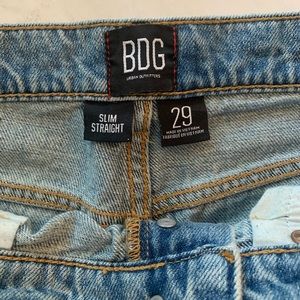 BDJ Slim Straight Jeans Size 29